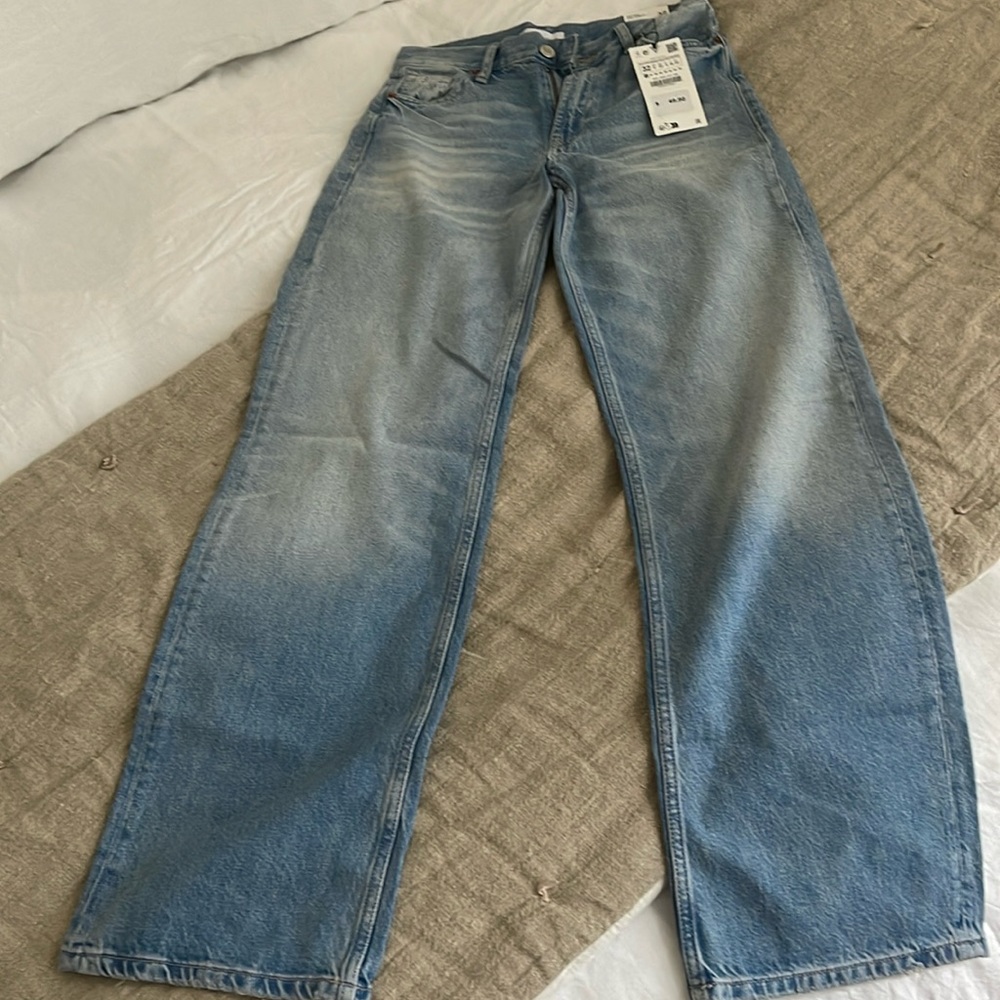 Zara wide leg, jeans, size 0